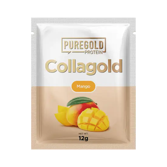 CollaGold Marha és Hal kollagén italpor hialuronsavval - Mango - 12g - PureGold