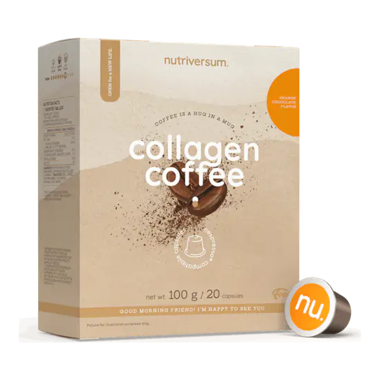 Collagen Coffee - narancsos csokoládé - 20 kapszula - Nutriversum