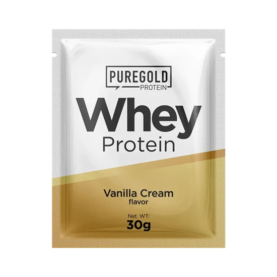 Whey Protein fehérjepor - 30 g - PureGold - vanília