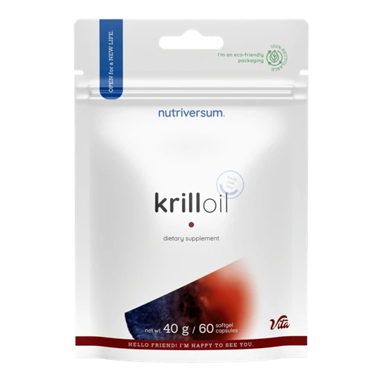 Krill Oil - 60 lágyzselatin kapszula - Nutriversum