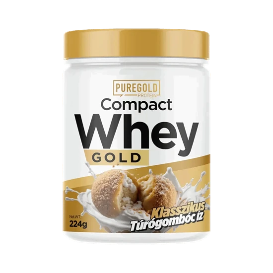 Compact Whey Gold fehérjepor 224 g - klasszikus túrógombóc - PureGold