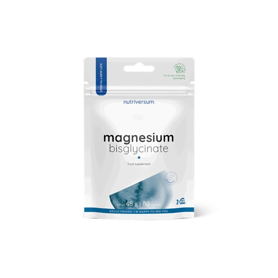 Magnesium bisglycinate magnézium 60 kapszula - Nutriversum