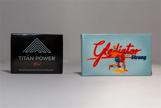 TITÁN POWER red -  3 DB + Gladiátor Strong Kapszula Férfiaknak - 4 db